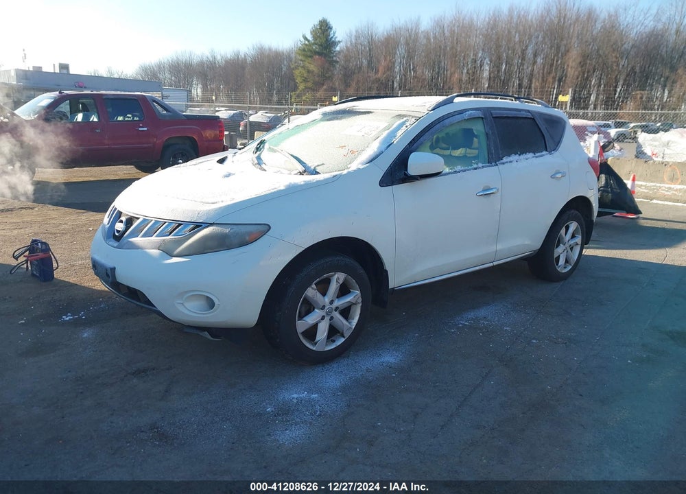 2010 NISSAN MURANO S/SL/LE VIN: JN8AZ1MW2AW105222
