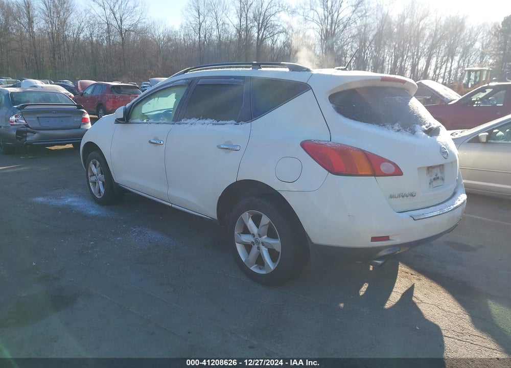 2010 NISSAN MURANO S/SL/LE VIN: JN8AZ1MW2AW105222