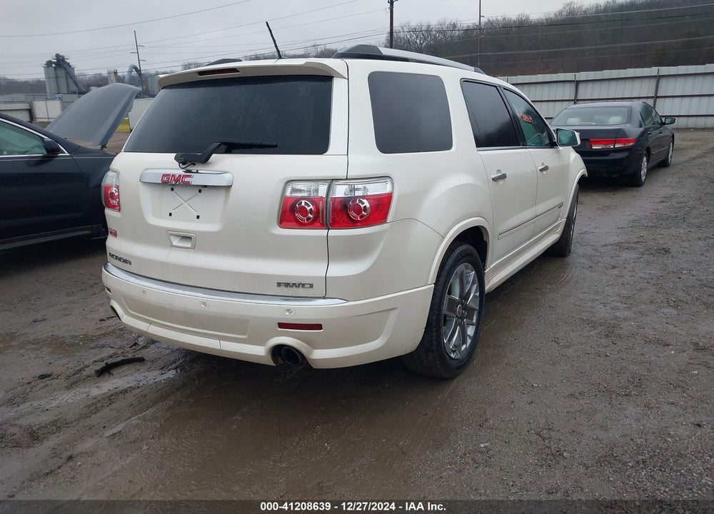 2012 GMC ACADIA DENALI VIN: 1GKKVTED8CJ302999