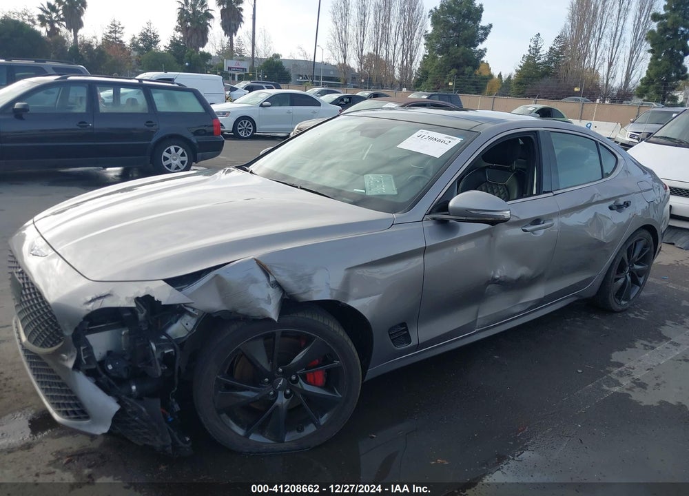 2022 GENESIS G70 VIN: KMTG54TE7NU101388