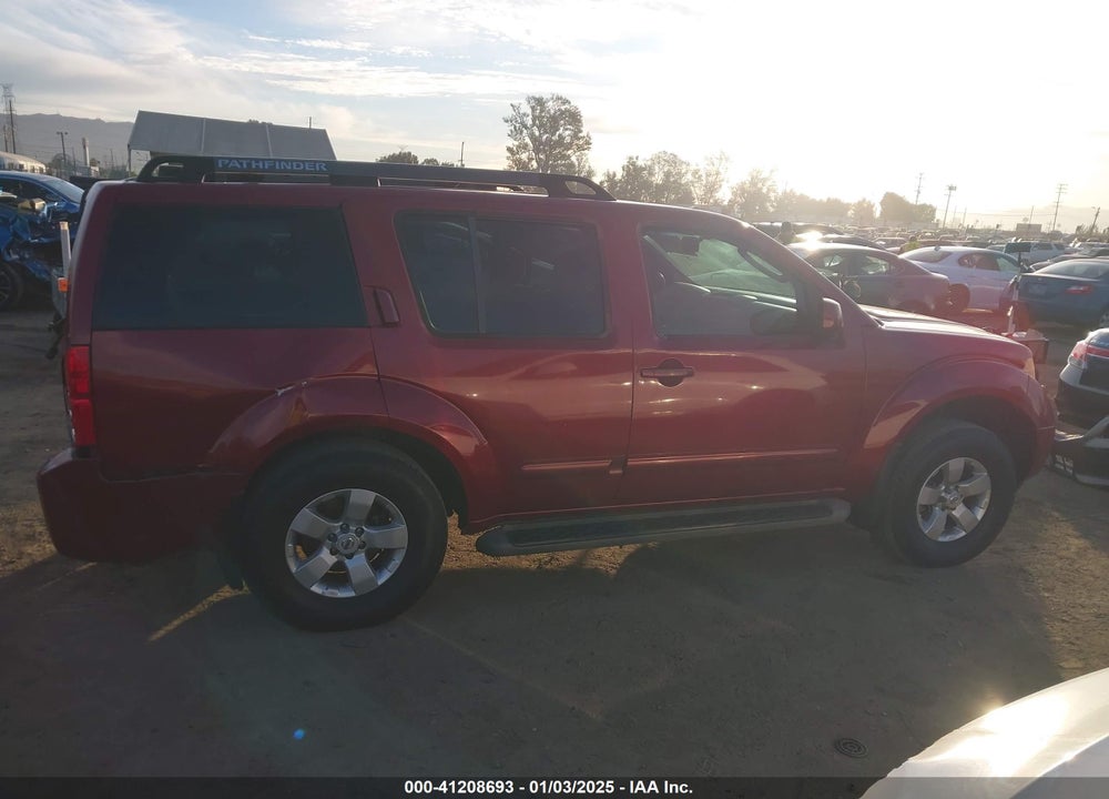 2007 NISSAN PATHFINDER SE VIN: 5N1AR18U17C602305