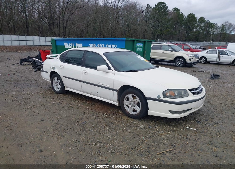 2003 CHEVROLET IMPALA LS VIN: 2G1WH52K639213942