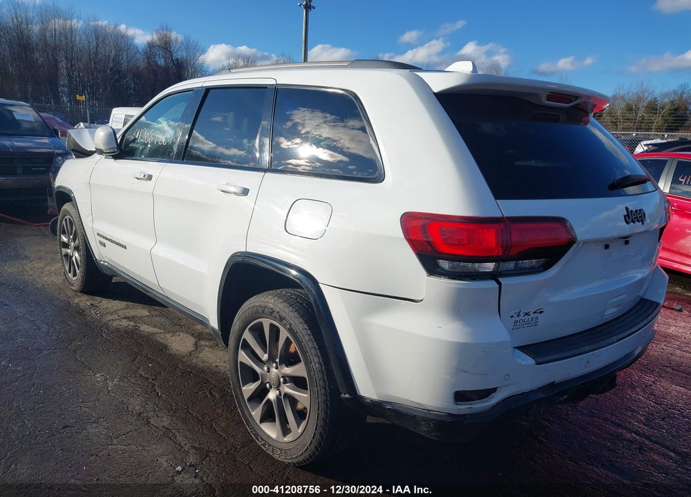 2016 JEEP GRAND CHEROKEE LIMITED 75TH ANNIVERSARY VIN: 1C4RJFBG2GC343600