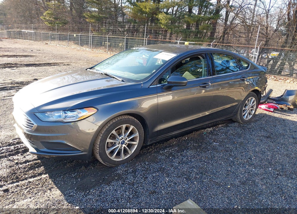 2017 FORD FUSION SE VIN: 3FA6P0HD6HR346780