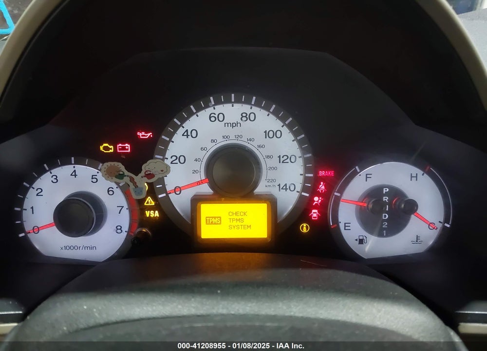 2011 HONDA PILOT TOURING VIN: 5FNYF4H94BB074604