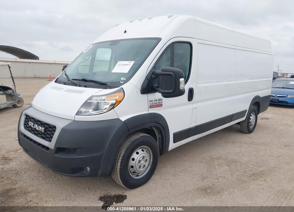 2021 RAM PROMASTER 3500 CARGO VAN HIGH ROOF 159 WB EXT VIN: 3C6FRVJG5ME510471