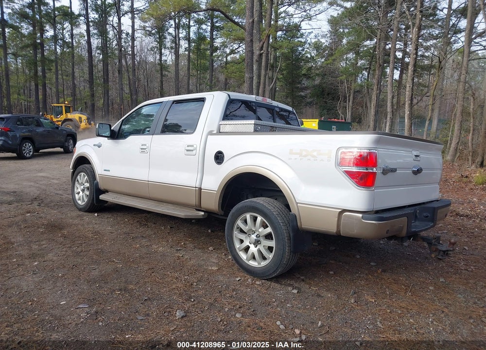 2012 FORD F150 SUPERCREW VIN: 1FTFW1ET5CKD77272