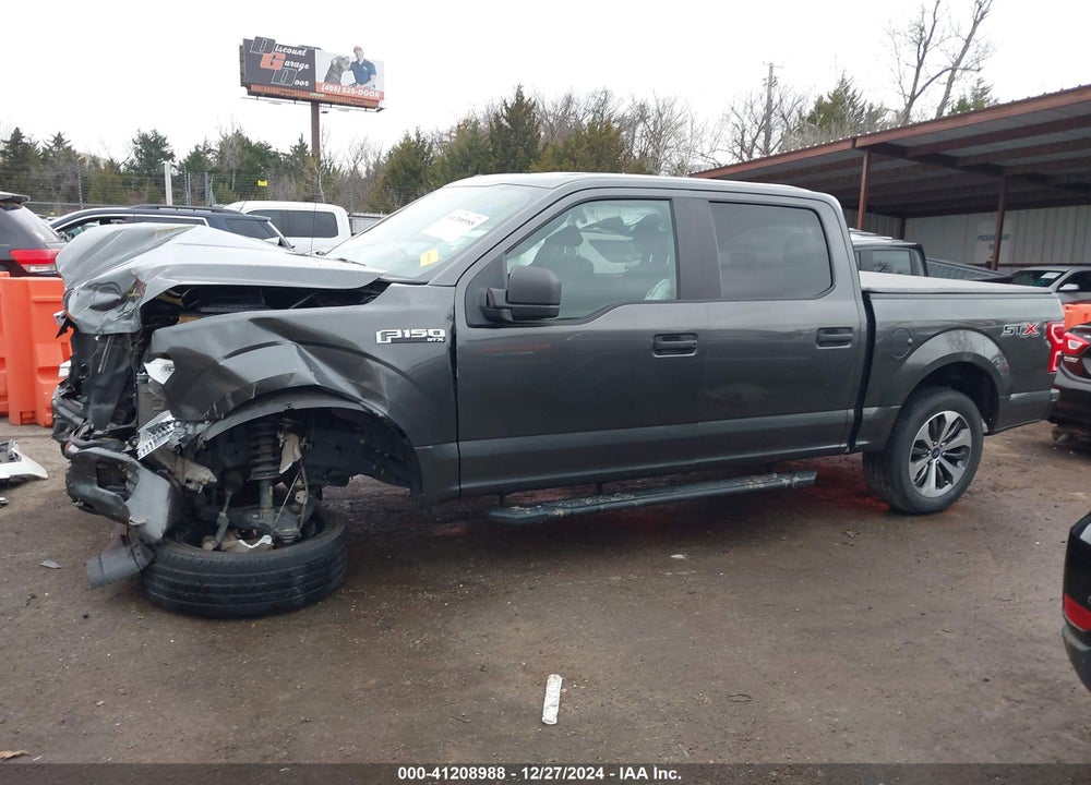 2019 FORD F150 SUPERCREW VIN: 1FTEW1C53KKD70870