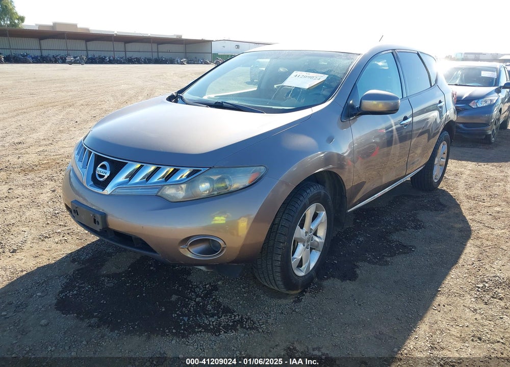 2010 NISSAN MURANO S/SL/LE VIN: JN8AZ1MUXAW003875