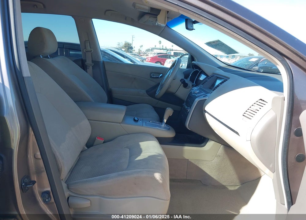 2010 NISSAN MURANO S/SL/LE VIN: JN8AZ1MUXAW003875