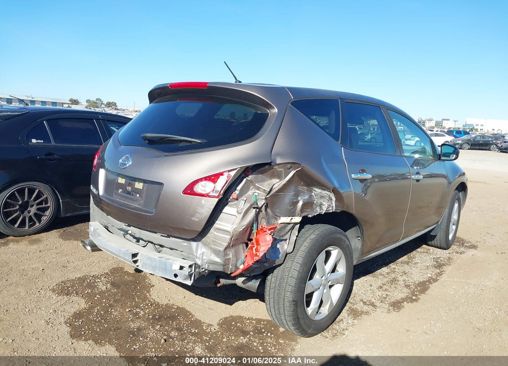 2010 NISSAN MURANO S/SL/LE VIN: JN8AZ1MUXAW003875
