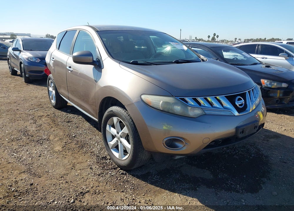 2010 NISSAN MURANO S/SL/LE VIN: JN8AZ1MUXAW003875