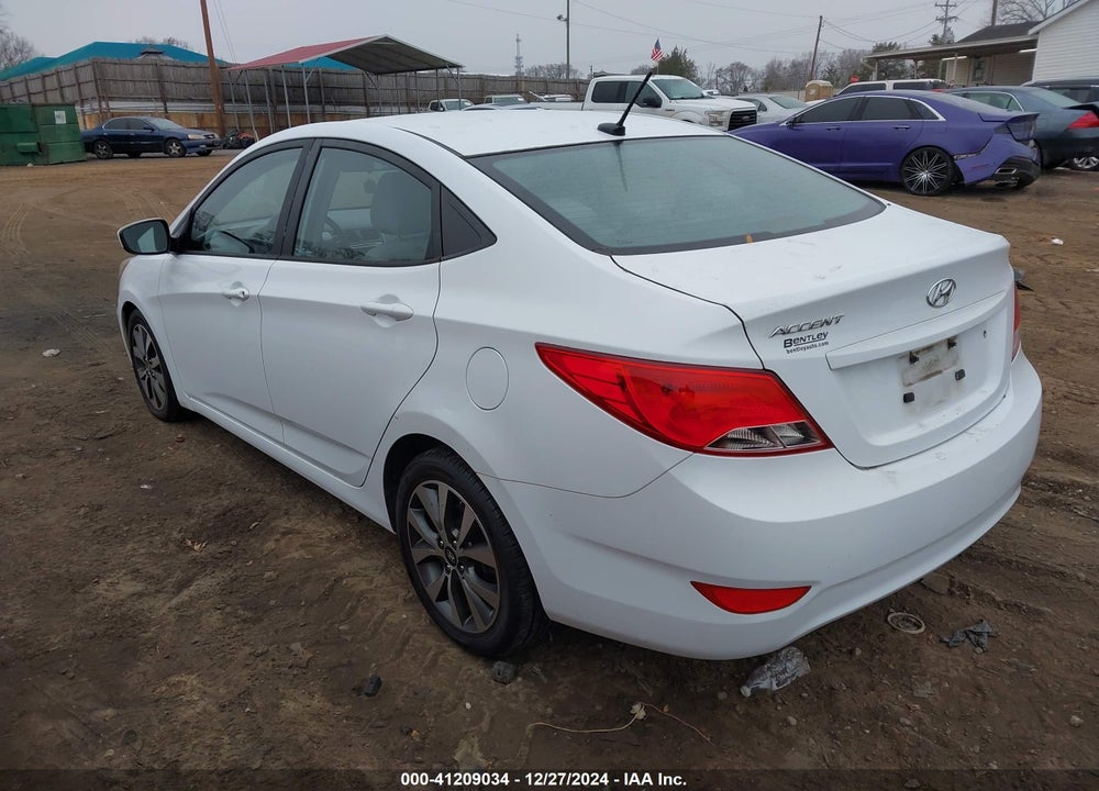 2017 HYUNDAI ACCENT SE VIN: KMHCT4AE8HU342690