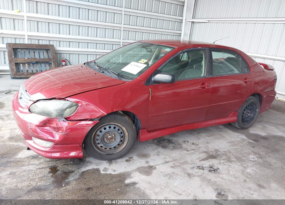 2003 TOYOTA COROLLA S VIN: 1NXBR32EX3Z079629