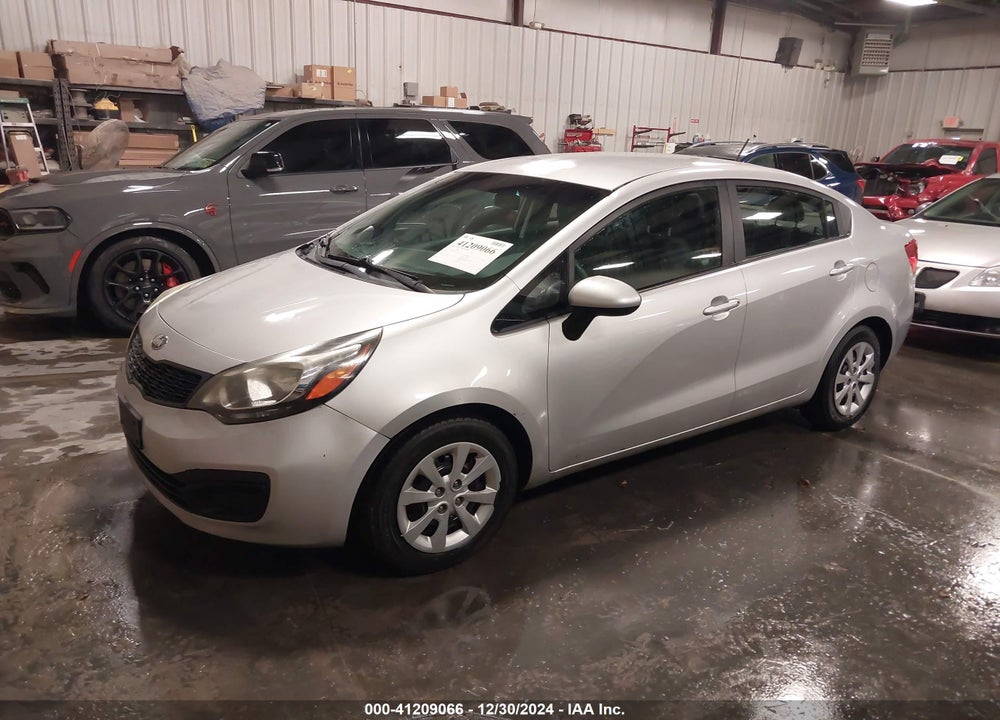2013 KIA RIO LX VIN: KNADM4A37D6216854
