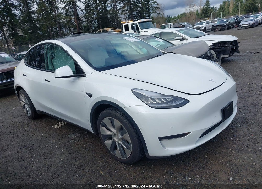 2020 TESLA MODEL Y LONG RANGE DUAL MOTOR ALL-WHEEL DRIVE VIN: 5YJYGDEE3LF051671