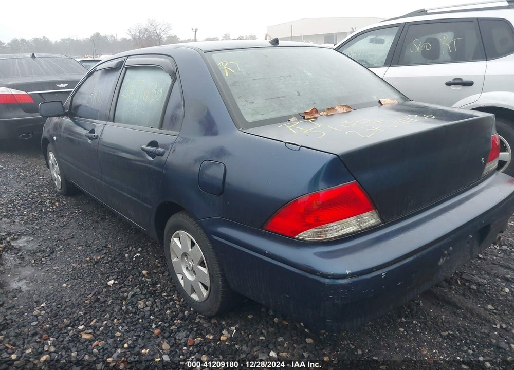 2002 MITSUBISHI LANCER ES VIN: JA3AJ26EX2U021920