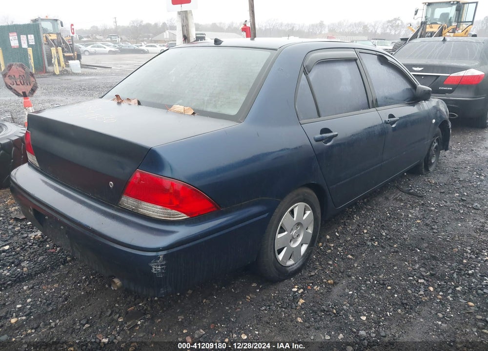2002 MITSUBISHI LANCER ES VIN: JA3AJ26EX2U021920