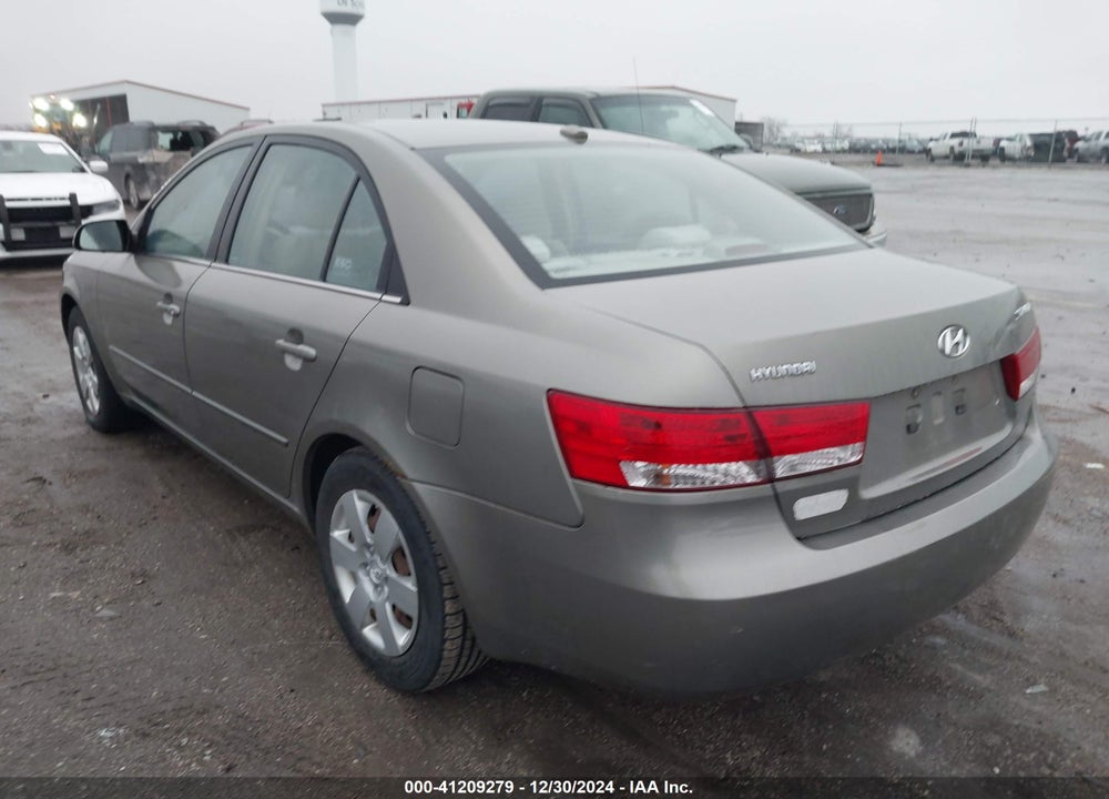 2007 HYUNDAI SONATA GLS VIN: 5NPET46C27H274562