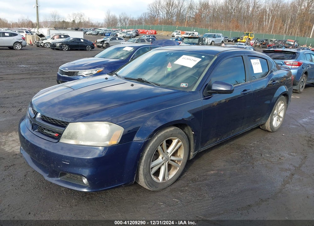 2013 DODGE AVENGER VIN: 1C3CDZCG0DN742667