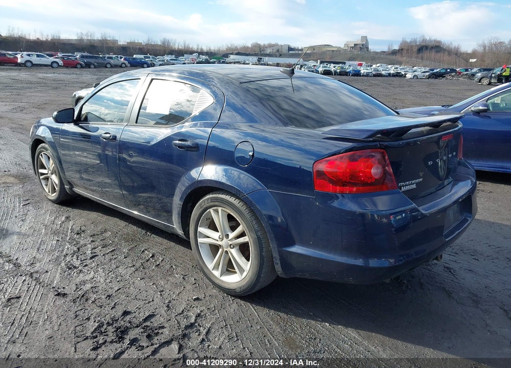 2013 DODGE AVENGER VIN: 1C3CDZCG0DN742667