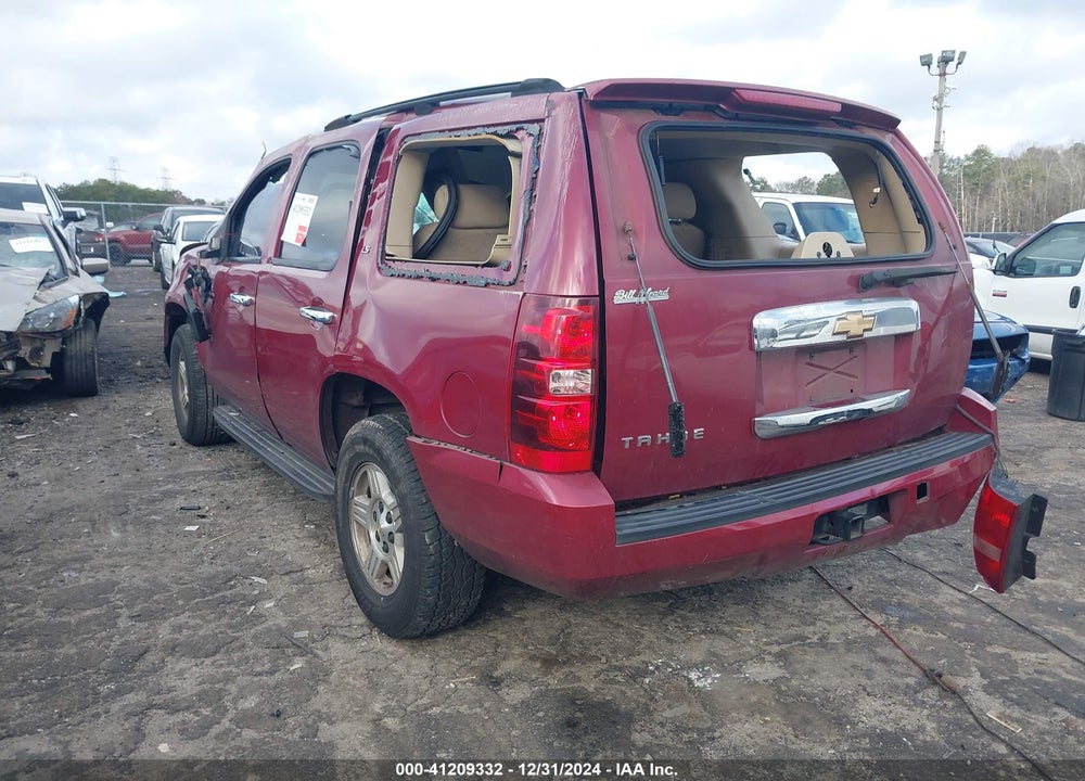 2007 CHEVROLET TAHOE C1500 VIN: 1GNEC13J57J127202