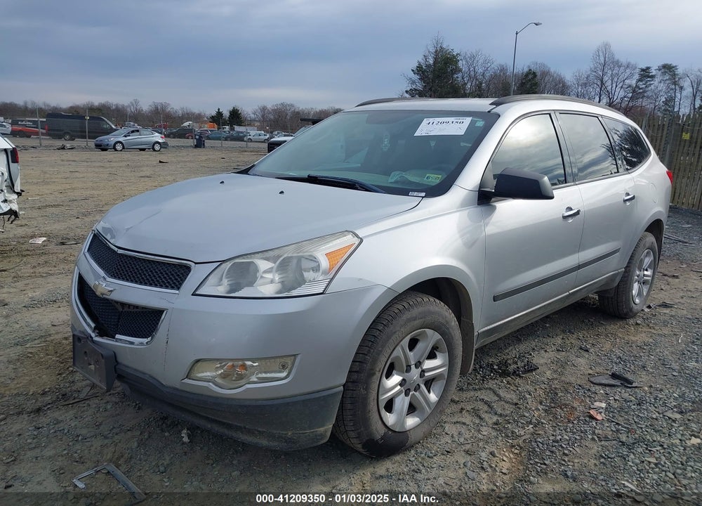 2012 CHEVROLET TRAVERSE LS VIN: 1GNKVFED0CJ161205