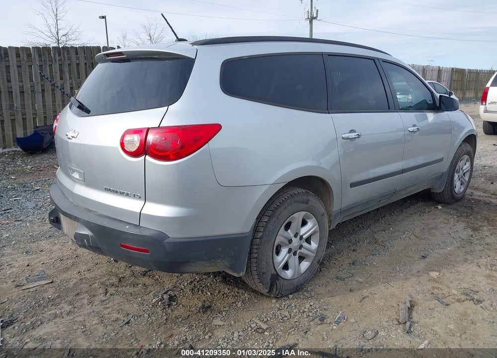 2012 CHEVROLET TRAVERSE LS VIN: 1GNKVFED0CJ161205