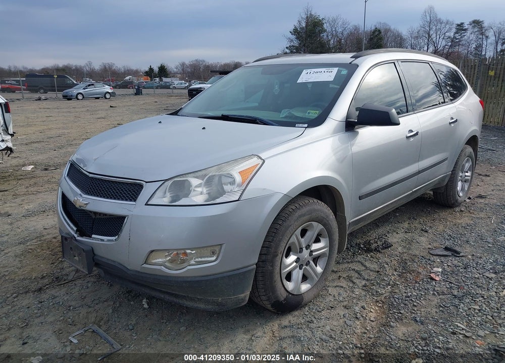 2012 CHEVROLET TRAVERSE LS VIN: 1GNKVFED0CJ161205