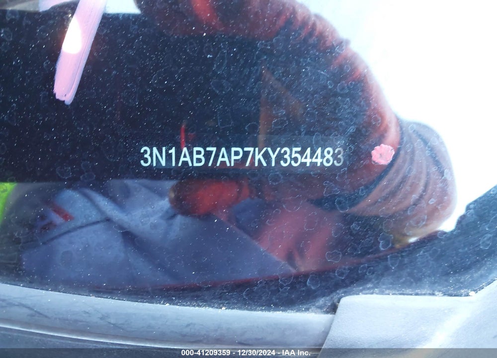2019 NISSAN SENTRA VIN: 3N1AB7AP7KY354483