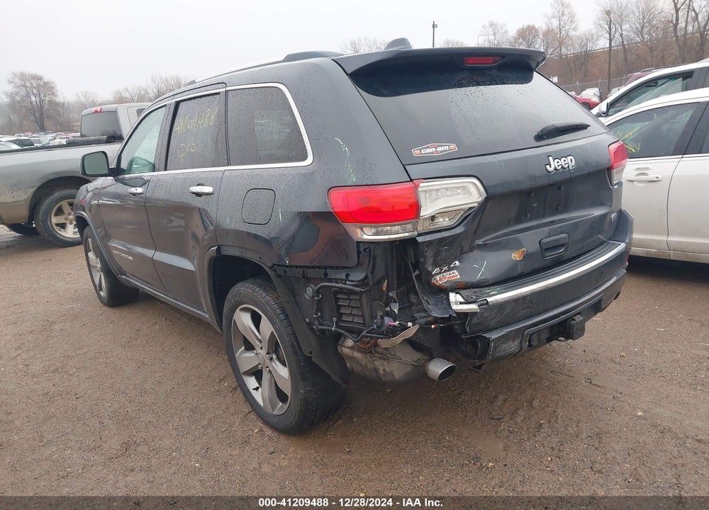 2016 JEEP GRAND CHEROKEE OVERLAND VIN: 1C4RJFCG9GC325626