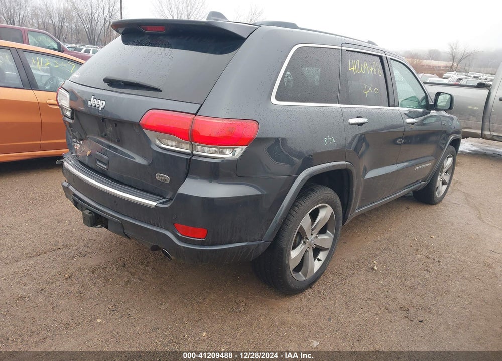 2016 JEEP GRAND CHEROKEE OVERLAND VIN: 1C4RJFCG9GC325626