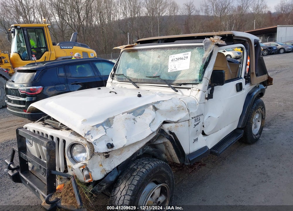 2001 JEEP WRANGLER / TJ SPORT VIN: 1J4FA49S01P316908