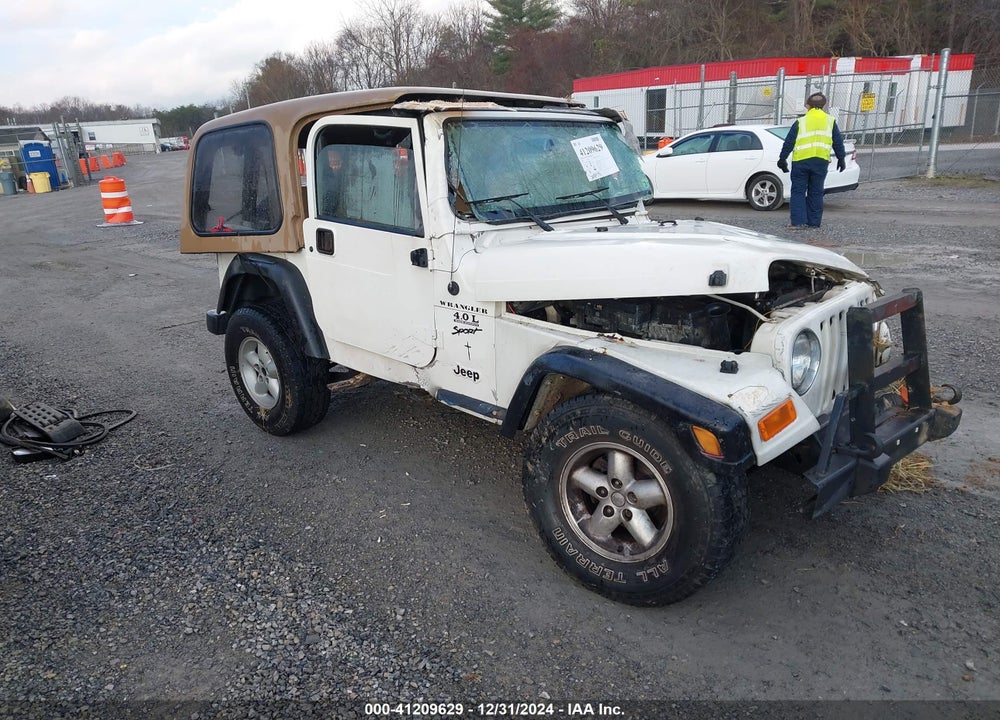2001 JEEP WRANGLER / TJ SPORT VIN: 1J4FA49S01P316908