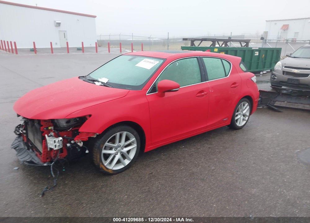 2014 LEXUS CT 200H VIN: JTHKD5BH6E2190426