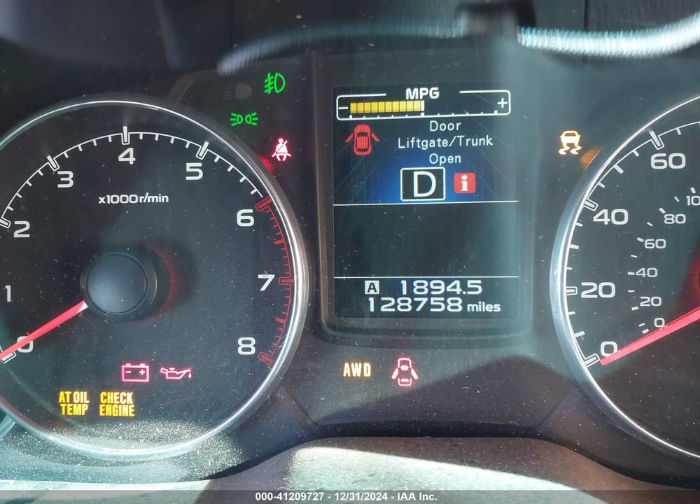 2014 SUBARU OUTBACK 2.5I LIMITED VIN: 4S4BRBLC7E3325536