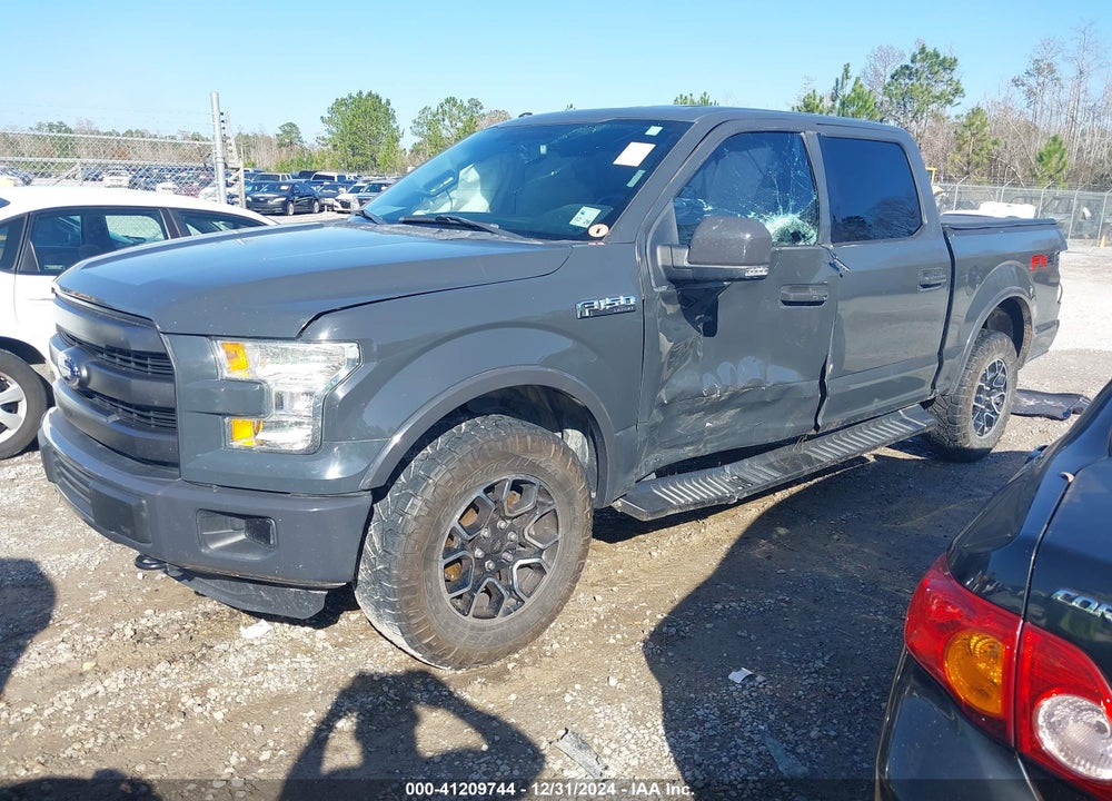 2016 FORD F150 SUPERCREW VIN: 1FTEW1EF2GKE21353