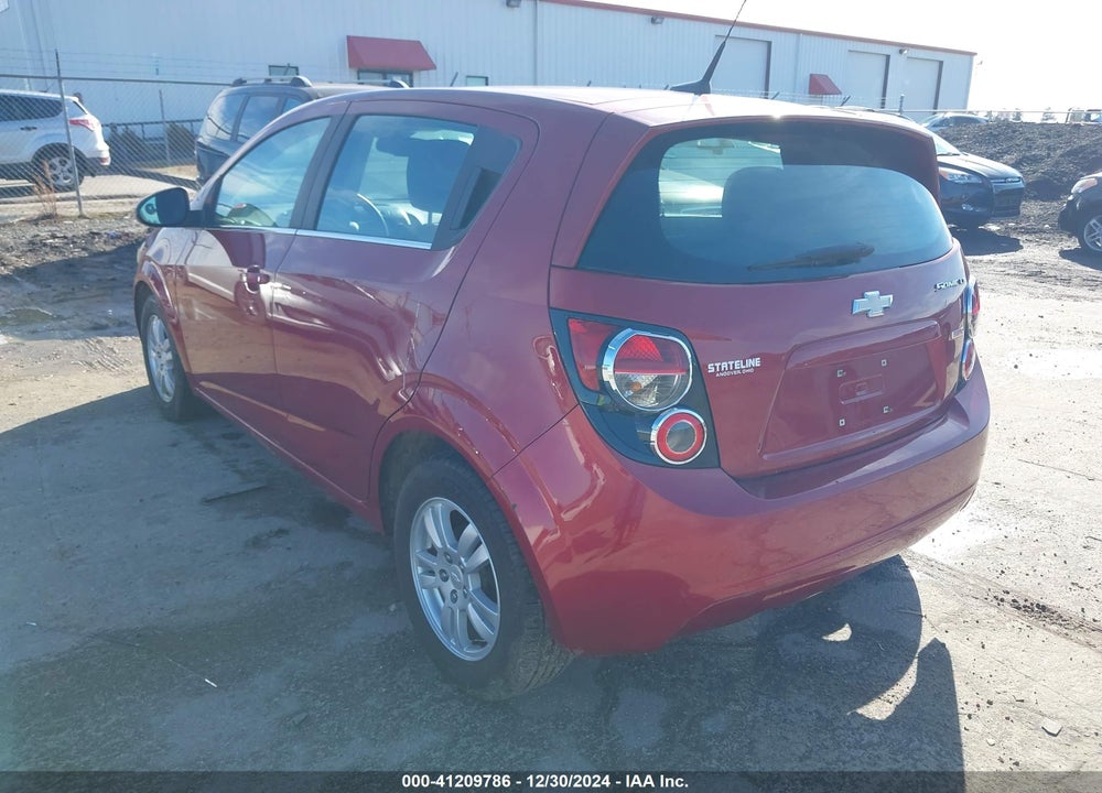 2013 CHEVROLET SONIC LT VIN: 1G1JC6SB7D4100391