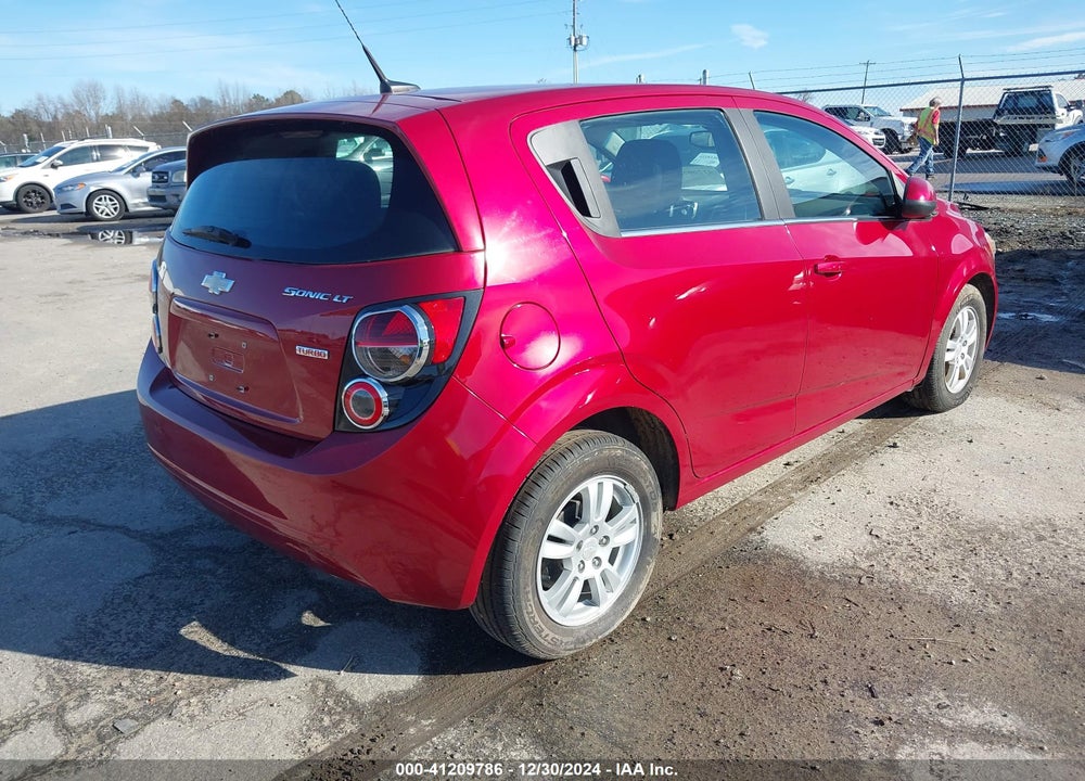 2013 CHEVROLET SONIC LT VIN: 1G1JC6SB7D4100391