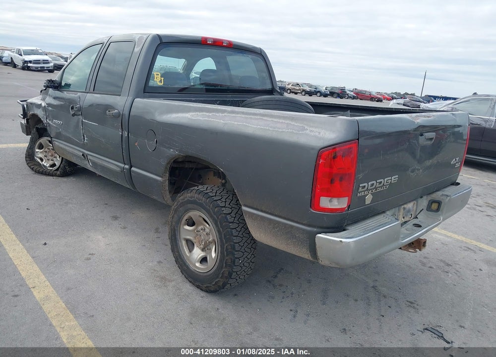 2004 DODGE RAM 2500 ST/SLT VIN: 3D7KU28C24G117299