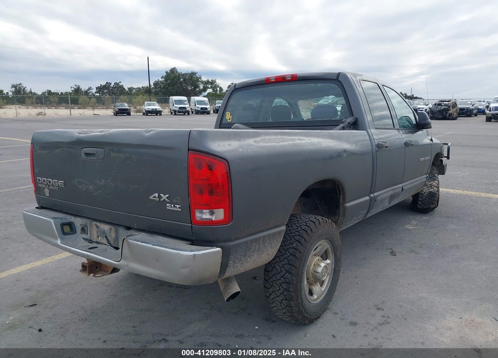 2004 DODGE RAM 2500 ST/SLT VIN: 3D7KU28C24G117299