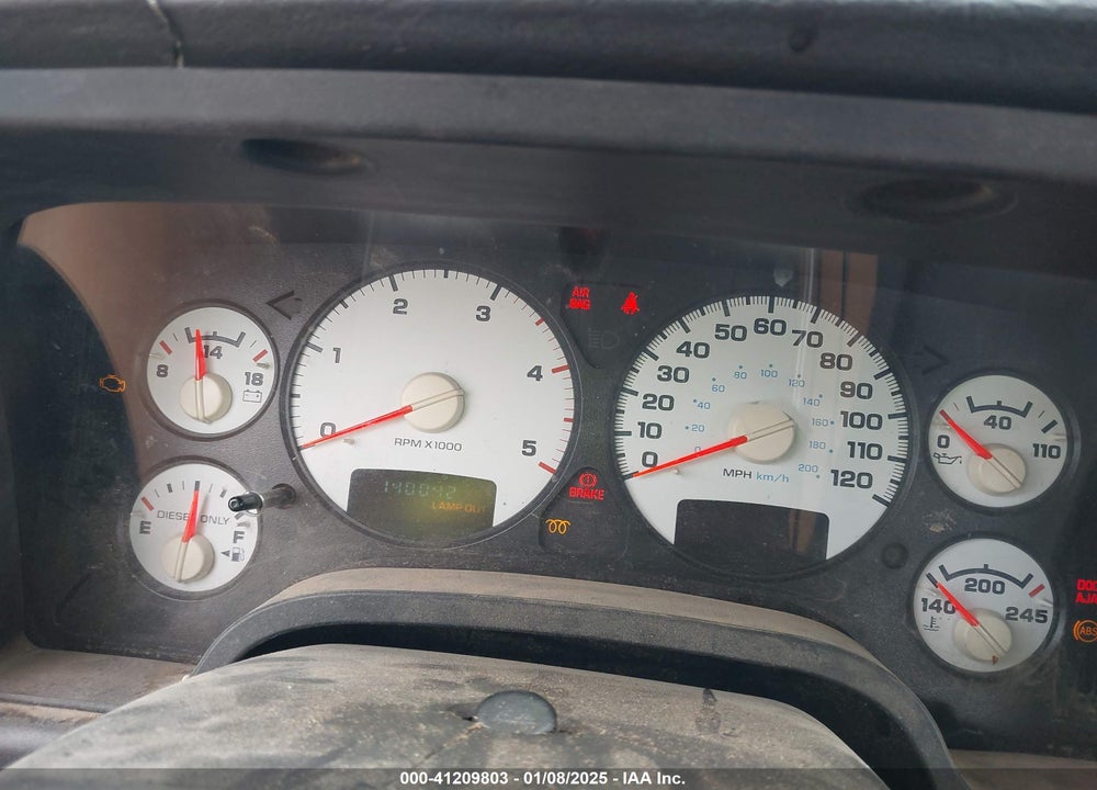 2004 DODGE RAM 2500 ST/SLT VIN: 3D7KU28C24G117299