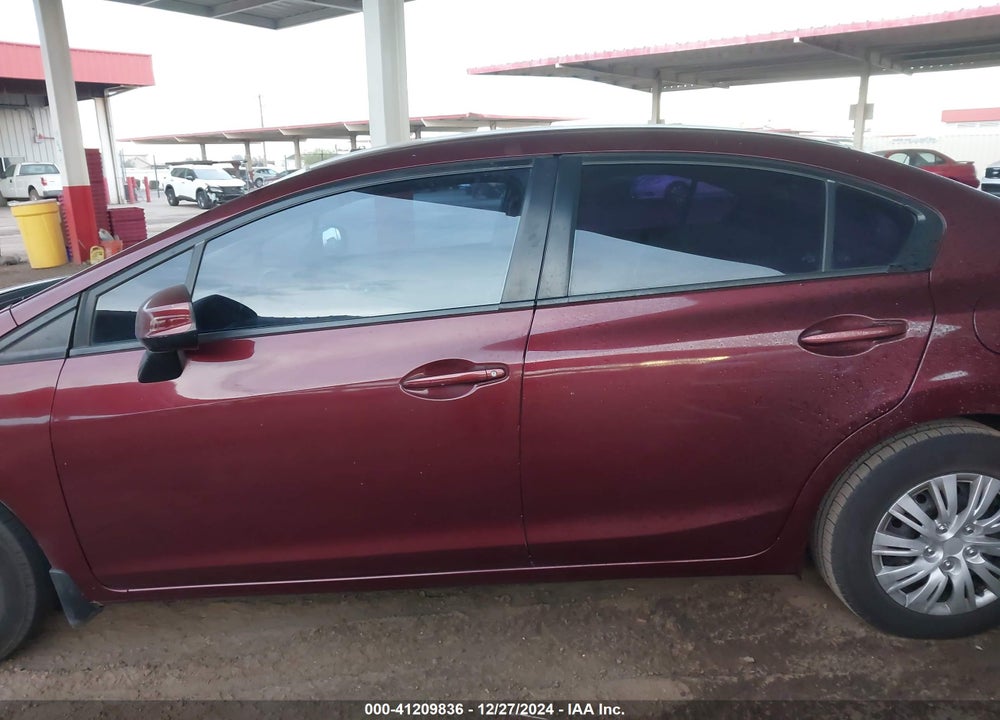 2013 HONDA CIVIC LX VIN: 2HGFB2F5XDH500365