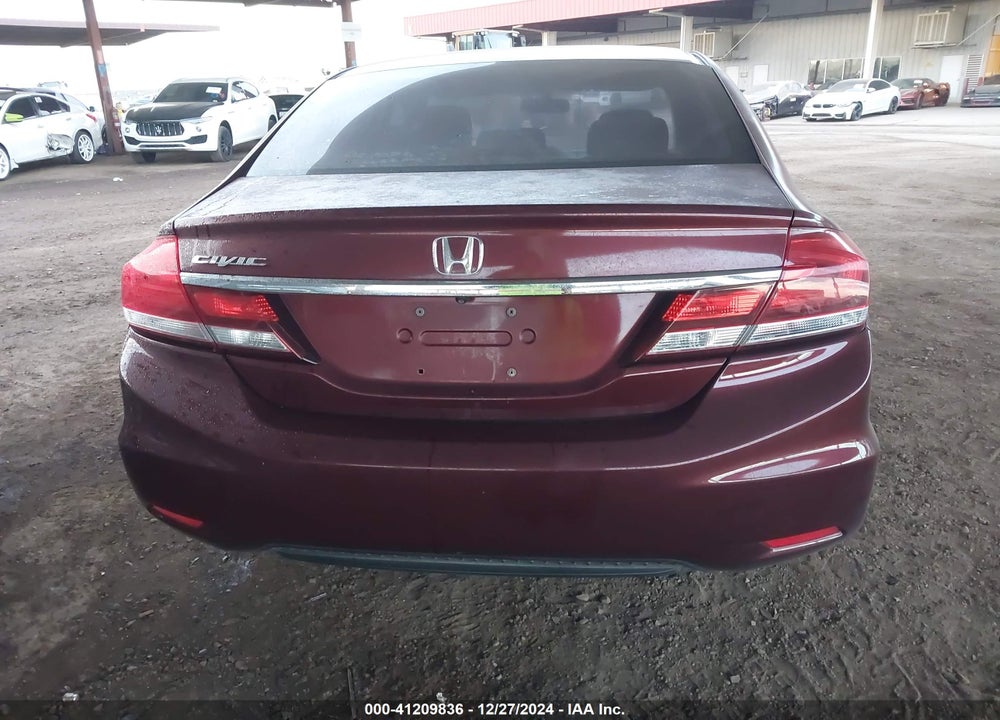2013 HONDA CIVIC LX VIN: 2HGFB2F5XDH500365