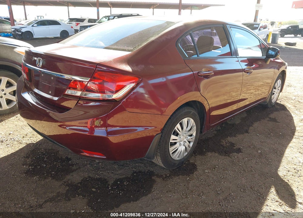 2013 HONDA CIVIC LX VIN: 2HGFB2F5XDH500365