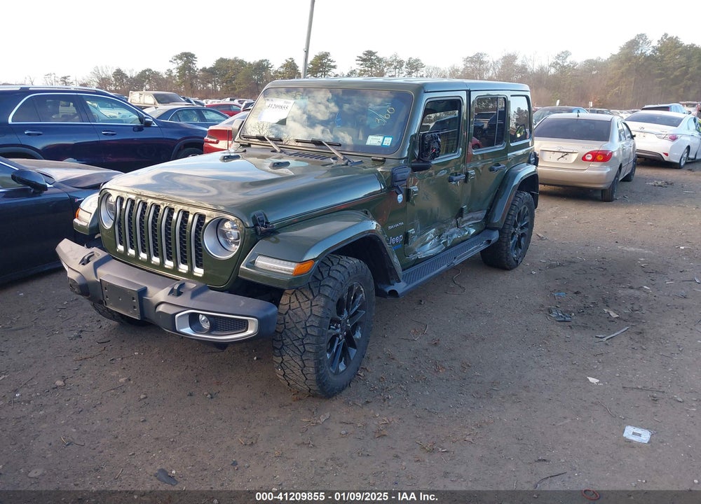 2021 JEEP WRANGLER UNLIMITED SAHARA 4XE VIN: 1C4JJXP66MW743219
