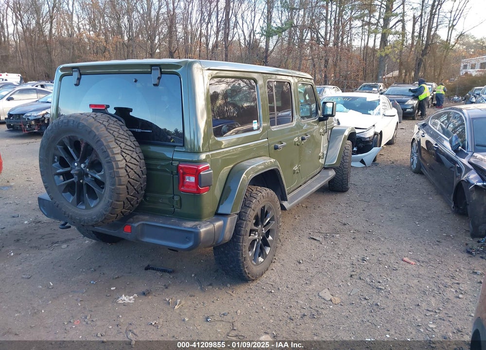 2021 JEEP WRANGLER UNLIMITED SAHARA 4XE VIN: 1C4JJXP66MW743219