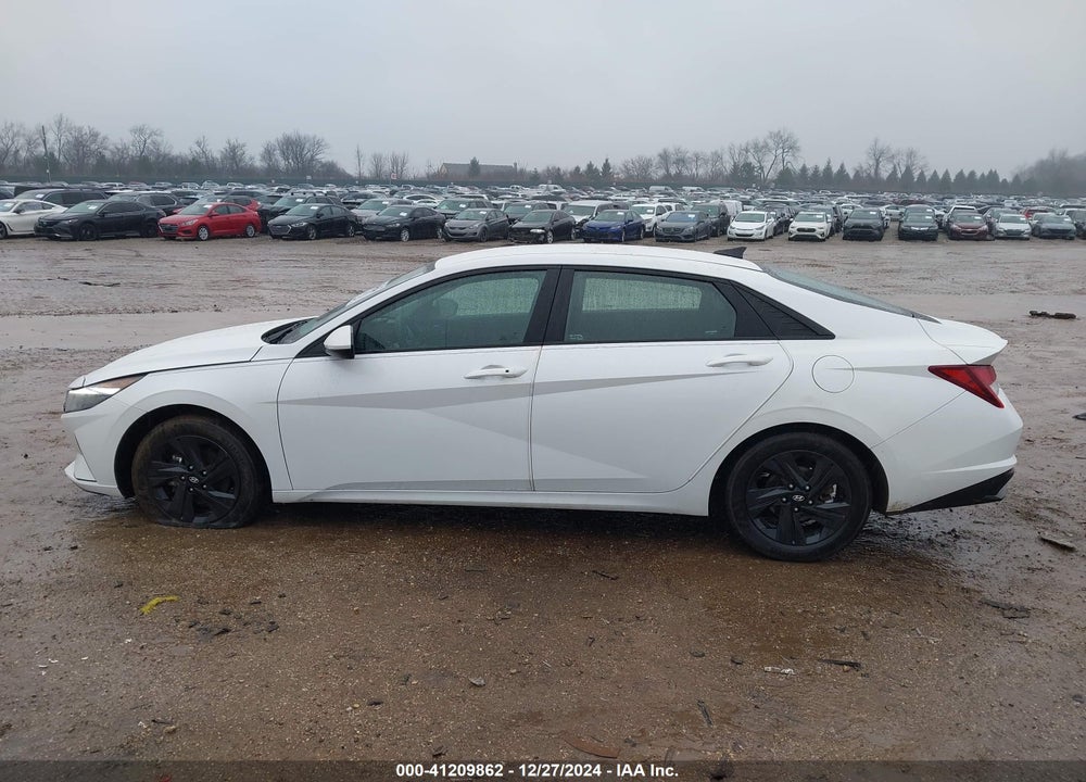 2021 HYUNDAI ELANTRA VIN: 5NPLM4AG1MH007262