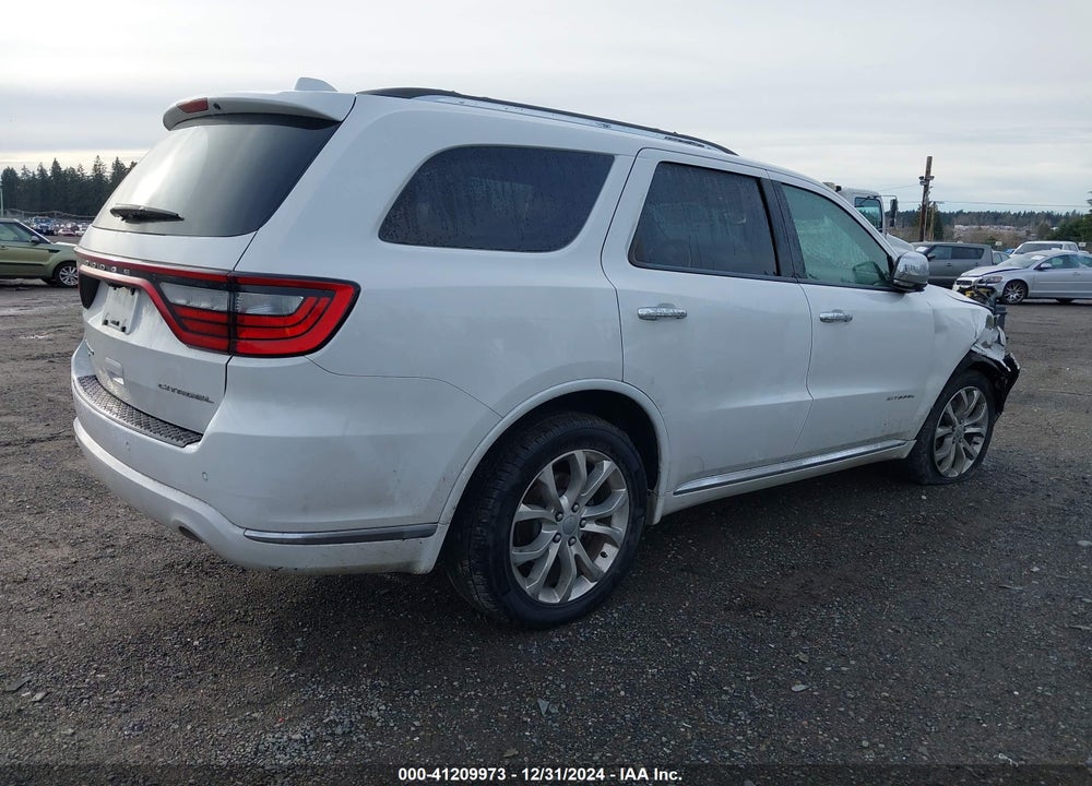 2016 DODGE DURANGO CITADEL VIN: 1C4RDJEG8GC403479