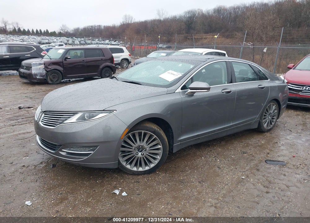 2014 LINCOLN MKZ VIN: 3LN6L2GK2ER801312